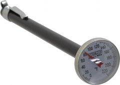 Wika - 0 to 220°F, Bimetal Pocket Thermometer - Stainless Steel - Americas Tooling