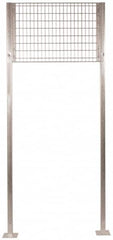 Folding Guard - 10 Ft. Tall Transome Kit - For Galvanized Welded Wire Partitions, for Temporary Structures - Americas Tooling