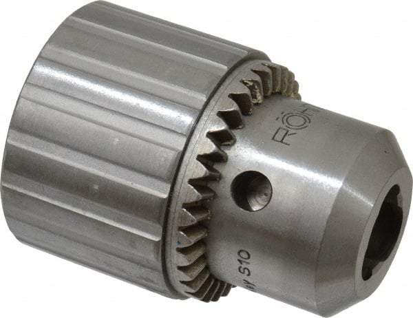 Rohm - JT3, 1/32 to 5/8" Capacity, Tapered Mount Drill Chuck - Keyed - Exact Industrial Supply