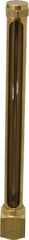 LDI Industries - 7-1/2 Inch Long Sight, 1/2 Inch Thread Size, Buna-N Seal Elbow to Female Thread, Vented Oil-Level Indicators and Gauge - 9 Inch Length to Center of Base - Americas Tooling