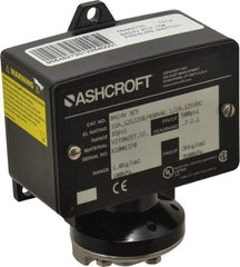 Ashcroft - 3 to 15 psi Adjustable Range, 500 Max psi, Watertight Single Setpoint - 1/4 Thread - Americas Tooling