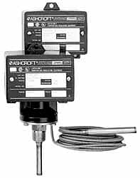 Ashcroft - 0 to 100°F, Watertight Single Setpoint Temp Switch - 4 Inch Rigid Stem - Americas Tooling