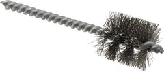 Schaefer Brush - 3/4 Inch Inside Diameter, 15/16 Inch Actual Brush Diameter, Carbon Steel, Power Fitting and Cleaning Brush - 3/16 Shank Diameter, 3-5/8 Inch Long, Twisted Wire Stem, 7/8 Inch Refrigeration Outside Diameter - Americas Tooling