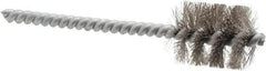 Schaefer Brush - 5/8 Inch Inside Diameter, 13/16 Inch Actual Brush Diameter, Stainless Steel, Power Fitting and Cleaning Brush - 3/16 Shank Diameter, 3-5/8 Inch Long, Twisted Wire Stem, 3/4 Inch Refrigeration Outside Diameter - Americas Tooling