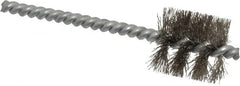 Schaefer Brush - 3/4 Inch Inside Diameter, 15/16 Inch Actual Brush Diameter, Stainless Steel, Power Fitting and Cleaning Brush - 3/16 Shank Diameter, 3-5/8 Inch Long, Twisted Wire Stem, 7/8 Inch Refrigeration Outside Diameter - Americas Tooling