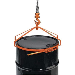 Wesco Industrial Products - 700 Lb Load Capacity, 55 Gal Drum Lifter - 23-1/2" Wide x 12-1/2" High, Steel Wheels - Americas Tooling