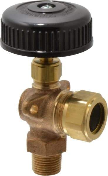 Conbraco - 350 psi Working Pressure, 125 Max psi, Bronze Liquid Level Gage Glass - 350°F Max Operating Temp, 3/8 Inch Thread, EPDM Seal - Americas Tooling