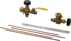 Conbraco - 400 psi Working Pressure, 250 Max psi, Bronze Liquid Level Gage Glass - 400°F Max Operating Temp, 1/2 Inch Thread, PTFE Seal - Americas Tooling