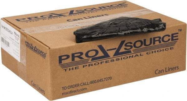 PRO-SOURCE - 1.65 mil Thick, Heavy-Duty Trash Bags - 33" Wide x 39" High, Black - Americas Tooling