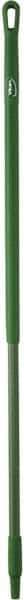 Vikan - 51 x 1-1/4" Fiberglass Squeegee Handle - European Threaded Connection, Green - Americas Tooling