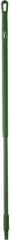 Vikan - 51 x 1-1/4" Fiberglass Squeegee Handle - European Threaded Connection, Green - Americas Tooling