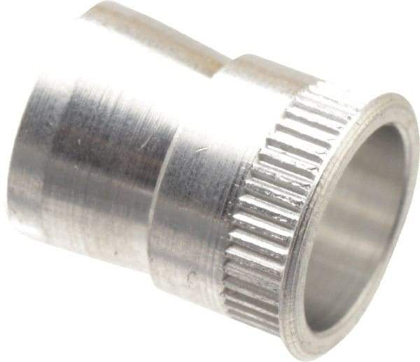 RivetKing - #10-24 UNC, Uncoated, Aluminum Knurled Rivet Nut Inserts - 0.297" to 0.302" Grip, 9/32" Drill Size - Americas Tooling