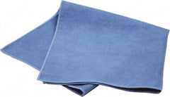 PRO-SOURCE - Reusable Microfiber Wipes - Packet, 16" x 16" Sheet Size, Blue - Americas Tooling