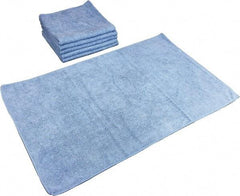 PRO-SOURCE - Reusable Microfiber Wipes - Packet, 16" x 27" Sheet Size, Blue - Americas Tooling