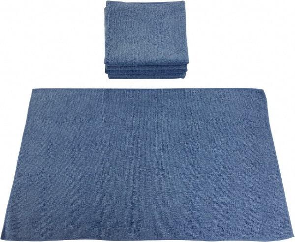 PRO-SOURCE - Reusable Microfiber Wipes - Packet, 16" x 24" Sheet Size, Blue - Americas Tooling