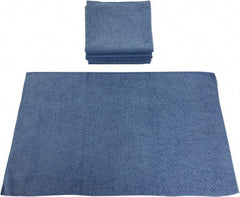 PRO-SOURCE - Reusable Microfiber Wipes - Packet, 16" x 24" Sheet Size, Blue - Americas Tooling