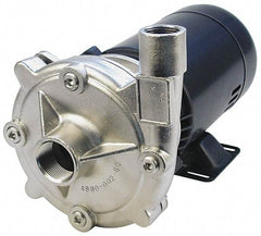 Pentair - ODP Motor, 208-230/460 Volt, 3 Phase, 1/2 HP, Stainless Steel Straight Pump - 1-1/4 Inch Inlet, 1 Inch Outlet, 82 Max Head psi, Stainless Steel Impeller, Viton Seal, 82 Ft. Shut Off - Americas Tooling