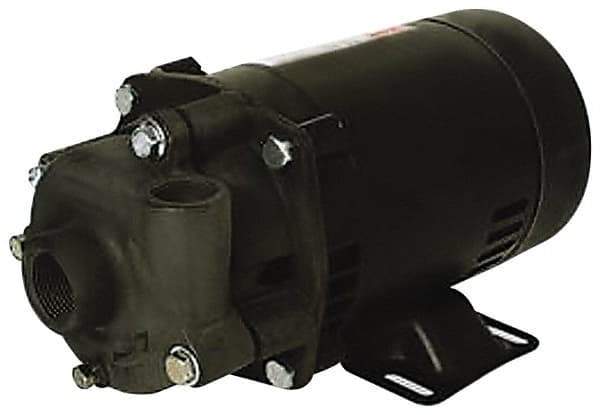 Pentair - ODP Motor, 115/208-230 Volt, 1 Phase, 1/2 HP, Cast Iron Straight Pump - 1-1/4 Inch Inlet, 1 Inch Outlet, 42 Max Head psi, Bronze Impeller, Cast Iron Shaft, Buna-N Seal, 42 Ft. Shut Off - Americas Tooling