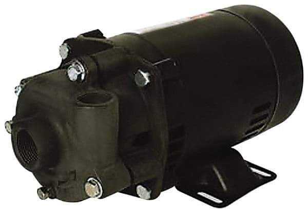 Pentair - ODP Motor, 115/208-230 Volt, 1 Phase, 1 HP, Cast Iron Straight Pump - 1-1/4 Inch Inlet, 1 Inch Outlet, 58 Max Head psi, Bronze Impeller, Cast Iron Shaft, Buna-N Seal, 58 Ft. Shut Off - Americas Tooling