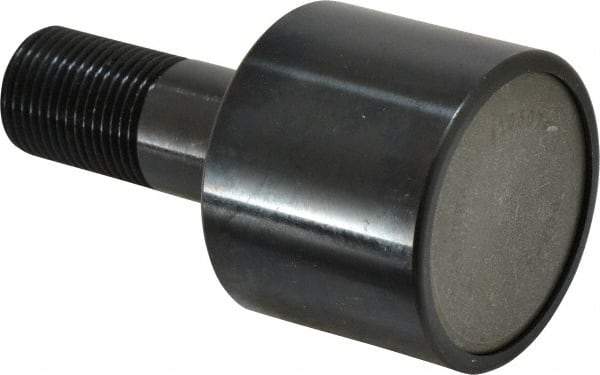 Accurate Bushing - 2" Roller Diam x 1-11/16" Width, 7/8" Stud Diam x 2" Length, Plain Load Roller - Steel, 1-1/8" Thread Length, 7/8-14 Thread, 3,490 Lb Dynamic Cap, 2,000 Lb Static Cap - Americas Tooling