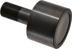 Accurate Bushing - 2-1/4" Roller Diam x 1-11/16" Width, 7/8" Stud Diam x 2" Length, Plain Load Roller - Steel, 1-1/8" Thread Length, 7/8-14 Thread, 3,490 Lb Dynamic Cap, 2,000 Lb Static Cap - Americas Tooling