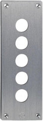 Schneider Electric - Pushbutton Control Station Front Plate - For Use with Harmony XAP - Americas Tooling