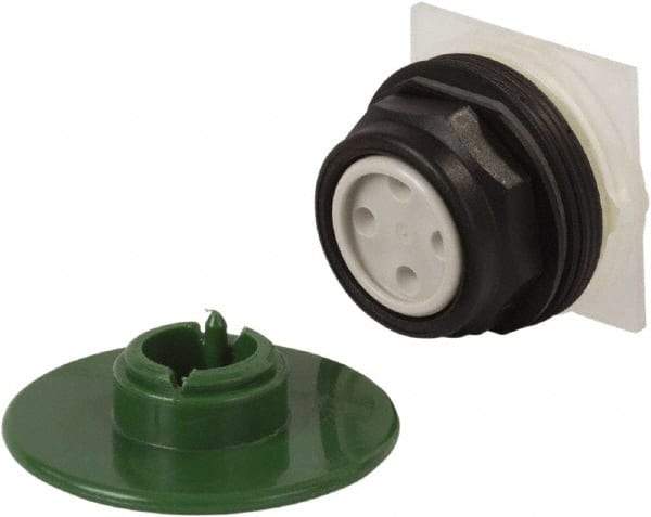 Schneider Electric - 30mm Mount Hole, Extended Mushroom Head, Pushbutton Switch Only - Round, Green Pushbutton, Momentary (MO) - Americas Tooling