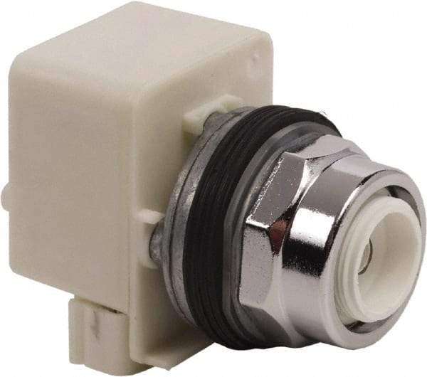 Schneider Electric - 1.18 Inch Mount Hole, Extended Straight, Pushbutton Switch Only - Round, Illuminated, Momentary (MO), Weatherproof, Dust and Oil Resistant - Americas Tooling