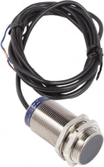 Telemecanique Sensors - NPN, PNP, 10mm Detection, Cylinder, Inductive Proximity Sensor - 2 Wires, IP68, IP69, 24 to 240 VAC/VDC, M30x1.5 Thread, 62mm Long - Americas Tooling