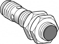 Telemecanique Sensors - NPN, PNP, NC, 10mm Detection, Cylinder, Inductive Proximity Sensor - 2 Wires, IP67, IP69, 12 to 24 VDC, M30x1.5 Thread, 55mm Long - Americas Tooling