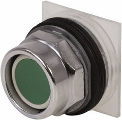 Schneider Electric - 30mm Mount Hole, Extended Straight, Pushbutton Switch Only - Green Pushbutton, Momentary (MO) - Americas Tooling