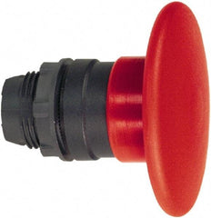 Schneider Electric - 22mm Mount Hole, Extended Mushroom Head, Pushbutton Switch Only - Round, Red Pushbutton, Nonilluminated, Momentary (MO) - Americas Tooling