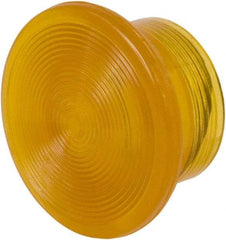 Schneider Electric - Extended Mushroom Head Pushbutton Switch 1-3/8" Knob - Amber, Round Button, Illuminated - Americas Tooling