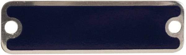 Schneider Electric - Aluminum Legend Plate - Blank - Blue Background, 1.22 Inch Hole Diameter - Americas Tooling