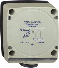 Telemecanique Sensors - PNP, NO/NC, 40mm Detection, Rectangular, Inductive Proximity Sensor - 4 Wires, IP67, 12 to 48 VDC, 80 mm Wide - Americas Tooling