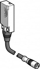 Telemecanique Sensors - PNP, NC, Flat, Inductive Proximity Sensor - 3 Wires, IP68, 12 to 24 VDC, 15mm Wide - Americas Tooling