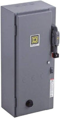 Square D - 3 Pole, 600 VAC, 27 Continuous Amp, 10 hp, Enclosed NEMA Combination Starter - NEMA 1, 30 Amp Short Circuit Protection - Americas Tooling