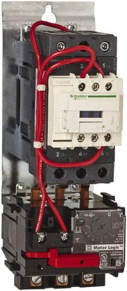 Schneider Electric - 120 Coil VAC, 45 Amp, NEMA Size 2, Nonreversible Open Enclosure NEMA Motor Starter - 3 Phase hp: 10 at 200 VAC, 15 at 230 VAC, 25 at 460 VAC, 25 at 575 VAC - Americas Tooling