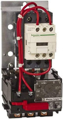 Schneider Electric - 120 Coil VAC, 9 Amp, Nonreversible Open Enclosure NEMA Motor Starter - 3 Phase hp: 1-1/2 at 200 VAC, 1-1/2 at 230 VAC, 2 at 460 VAC, 2 at 575 VAC - Americas Tooling