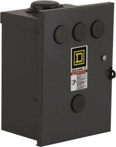 Square D - 3R NEMA Rated, 2 Pole, Electrically Held Lighting Contactor - 30 A (Tungsten), 110 VAC at 50 Hz, 120 VAC at 60 Hz - Americas Tooling