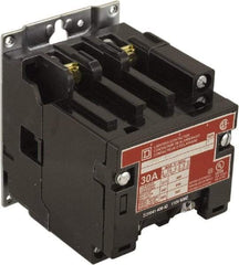 Square D - No Enclosure, 2 Pole, Electrically Held Lighting Contactor - 30 A (Tungsten), 208 VAC at 60 Hz - Americas Tooling