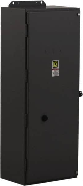 Square D - 3 Pole, 110 Coil VAC at 50 Hz and 120 Coil VAC at 60 Hz, 540 Amp NEMA Contactor - NEMA 1 Enclosure, 50 Hz at 110 VAC and 60 Hz at 120 VAC - Americas Tooling