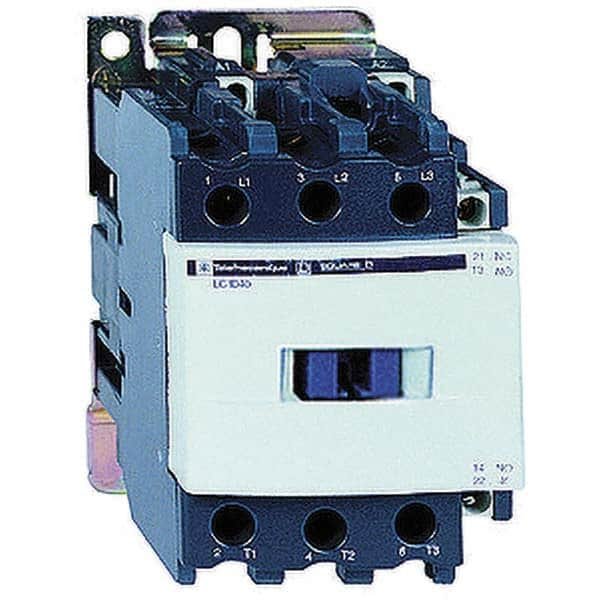 Schneider Electric - 3 Pole, 48 Coil VAC at 50/60 Hz, 50 Amp at 440 VAC and 80 Amp at 440 VAC, Nonreversible IEC Contactor - Exact Industrial Supply