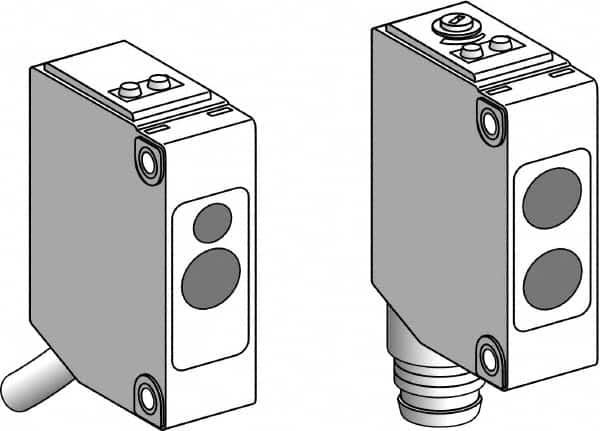 Telemecanique Sensors - M8 Connector, 15m Nominal Distance, Shock and Vibration Resistant, Through Beam Photoelectric Sensor - 12 to 24 VDC, 1000 Hz, PBT, 20mm Long x 11mm Wide x 43mm High - Americas Tooling