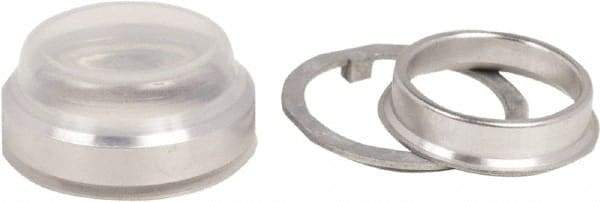 Schneider Electric - Pushbutton Switch Boot - Clear, Round Button, Nonilluminated - Americas Tooling