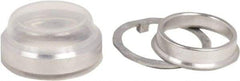 Schneider Electric - Pushbutton Switch Boot - Clear, Round Button, Nonilluminated - Americas Tooling