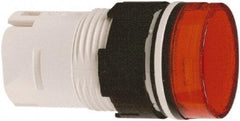 Schneider Electric - Red Lens LED Pilot Light - Round Lens, Shock Resistant, Vibration Resistant - Americas Tooling