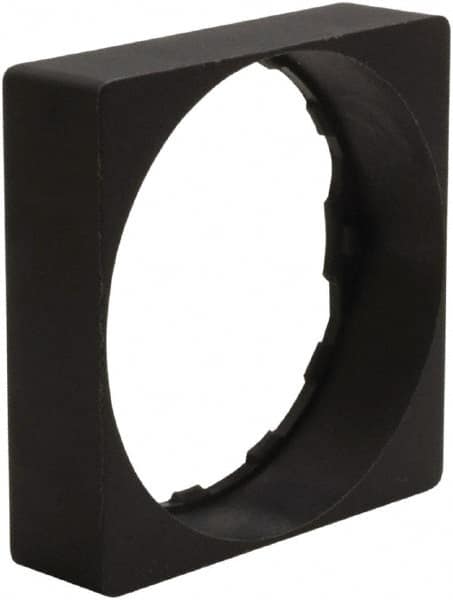 Schneider Electric - Pushbutton Switch Square Trim - Black, Round Button - Americas Tooling