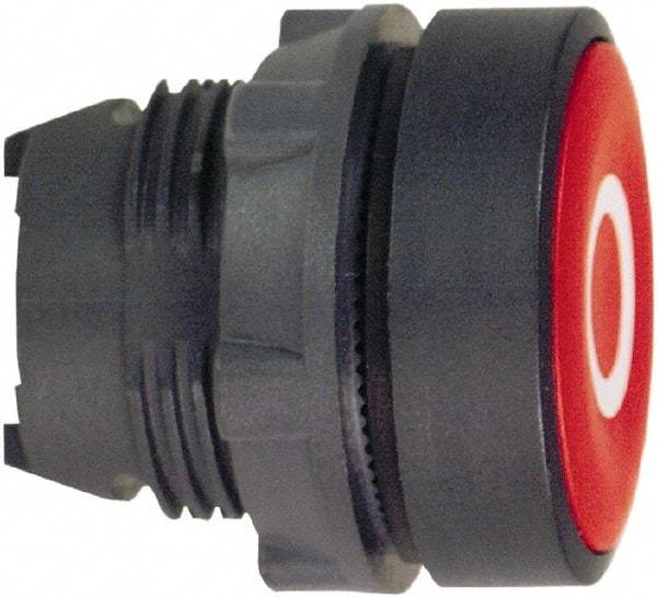 Schneider Electric - 22mm Mount Hole, Flush, Pushbutton Switch Only - Round, Red Pushbutton, Nonilluminated, Momentary (MO) - Americas Tooling