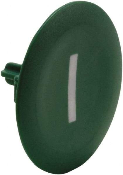 Schneider Electric - Flush Pushbutton Switch Cap - Green, Round Button, Nonilluminated - Americas Tooling